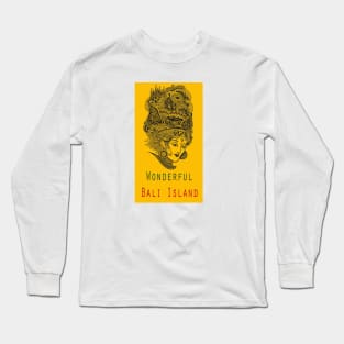 bali dancer from bali island Long Sleeve T-Shirt